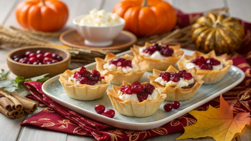 The Best Cranberry Recipes for Thanksgiving Cups | Phyllo & Goat Cheese