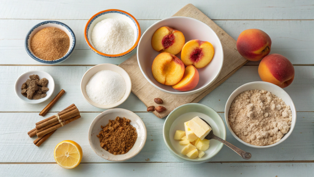 a visually appealing flat lay of ingredients for