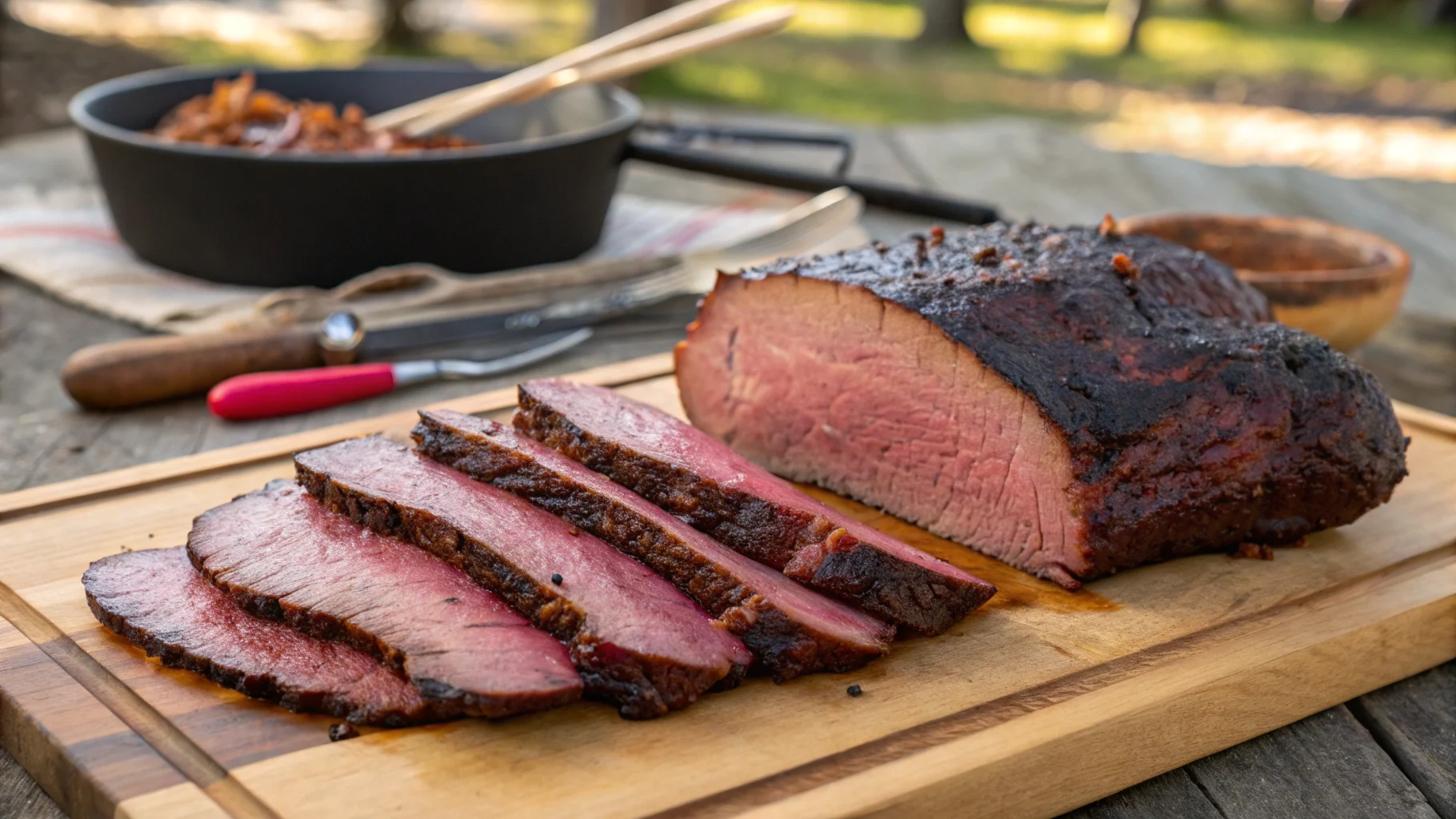 Smoked beef brisket with smoky bark-Pellet Smoker Recipes